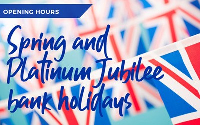 Jubilee weekend opening hours
